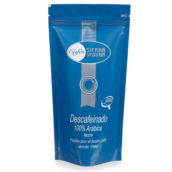 Café descafeinado 100% arábica de Cafés Sierra Segura