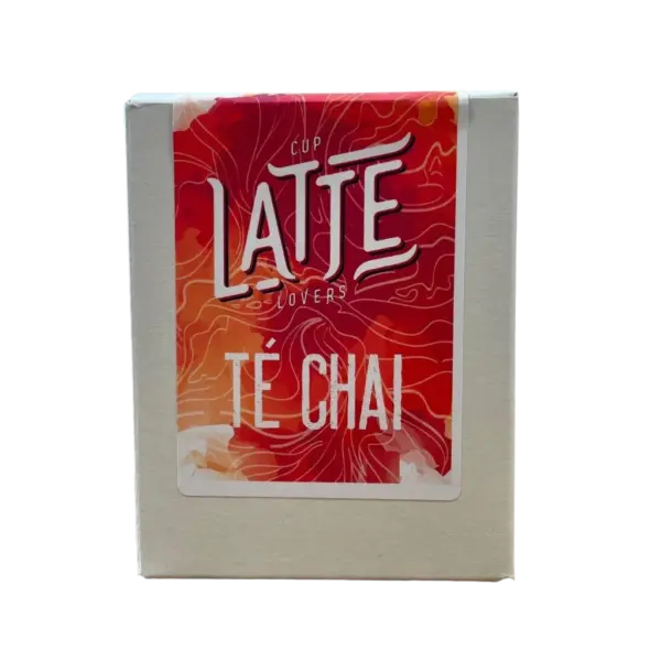 Envase de Latte Chai Masala con 15 sobres individuales