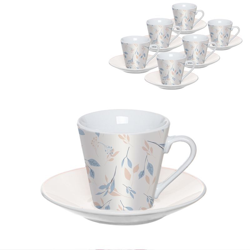 Juego de café floral